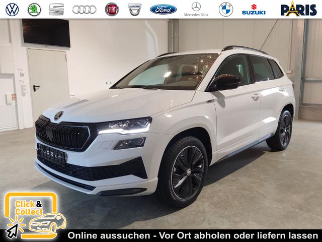 Skoda Karoq - Sportline 2.0 TSI 190 PS 4x4 DSG Navi-Anhängerkupplung-Garantie-LED-Matrix-AppleCarPlay-Android-Auto-ACC-Kessy-2-Zonen-Klimaautomatik-18''Alu