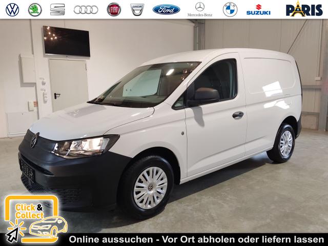 Volkswagen Caddy Cargo - 2.0 TDI 102PS 2-Sitzer Klima-PDC-Hecktüren180º-Schiebetür rechts-AHK-Sofort