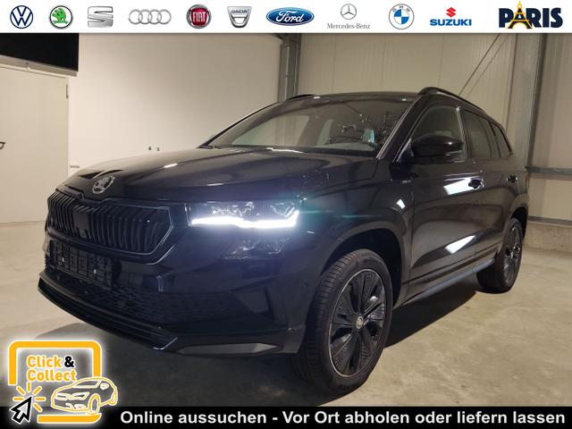 Skoda Karoq - Sportline 2.0 TDI 150 PS 4x4 DSG Navi-Anhängerkupplung-Garantie-LED-Matrix-AppleCarPlay-Android-Auto-ACC-Kessy-2-Zonen-Klimaautomatik-18''Alu