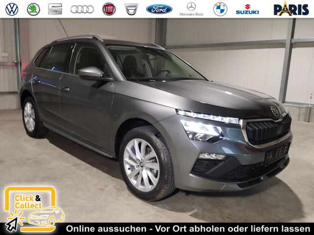Skoda Kamiq - 130 Jahre Premium Edition 1.5 TSI 150 PS DSG Anhängerkupplung-AppleCarPlay-AndroidAuto-Winterpaket-Alcantara-DAB-Tempomat-Totwinkelassist-Kamera-SunSet-el.Heckklappe-17''Alu-Sofort