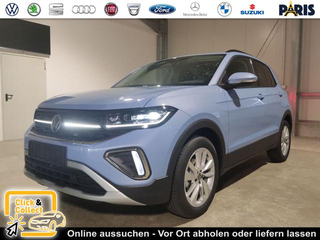 Volkswagen T-Cross - Exclusive 1.5 TSI 150 PS DSG AppleCarPlay-AndroidAuto-LED-Matrix-2-Zonen-Climatronic-Rückfahrkamera-Sitzheizung-Keyless-17''Alu-Sofort