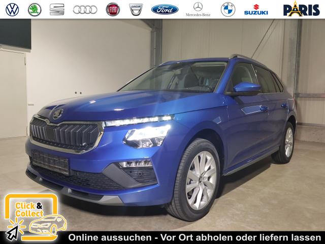 Skoda Kamiq - 130 Jahre Premium Edition 1.5 TSI 150 PS DSG Anhängerkupplung-AppleCarPlay-AndroidAuto-Winterpaket-Alcantara-DAB-Tempomat-Totwinkelassist-Kamera-SunSet-el.Heckklappe-17''Alu-Sofort