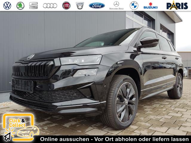 Skoda Karoq - Sportline 1,5 TSI 150 PS DSG Navi-4x Sitzheizung-Canton Sound-Anhängerkupplung-LED-Matrix-AppleCarPlay-Android-Auto-ACC-Kessy-2-Zonen-Klimaautomatik-18''Alu-Sofort