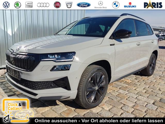 Skoda Karoq - Sportline 1,5 TSI 150 PS DSG Navi-4x Sitzheizung-Canton Sound-Anhängerkupplung-LED-Matrix-AppleCarPlay-Android-Auto-ACC-Kessy-2-Zonen-Klimaautomatik-18''Alu-Sofort