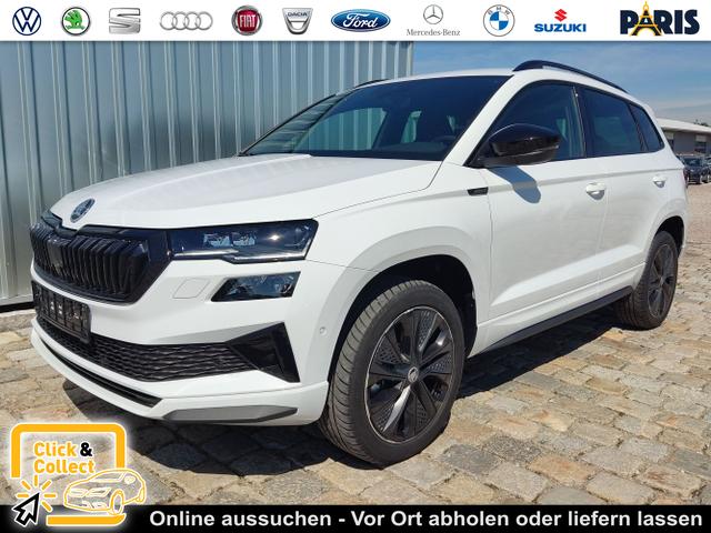 Skoda Karoq - Sportline 1,5 TSI 150 PS DSG Navi-4x Sitzheizung-Canton Sound-Anhängerkupplung-LED-Matrix-AppleCarPlay-Android-Auto-ACC-Kessy-2-Zonen-Klimaautomatik-18''Alu-Sofort