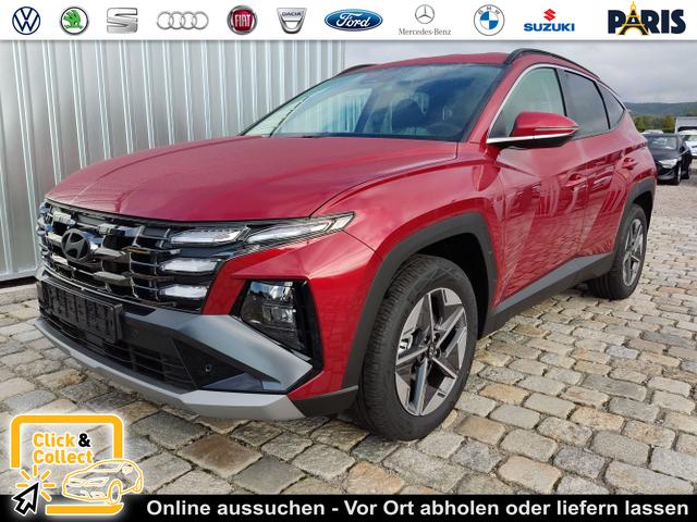 Hyundai TUCSON - GO 1.6 T-GDI 48V 2WD 7DCT Navi-18"-2 Zonen Klimaautomatik-LED-Kamera-Sofort