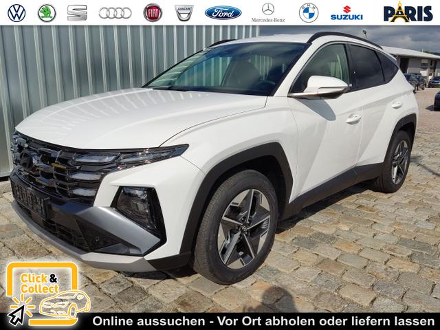 Hyundai TUCSON - GO 1.6 T-GDI 48V 2WD 7DCT Navi-18"-2 Zonen Klimaautomatik-LED-Kamera-Sofort