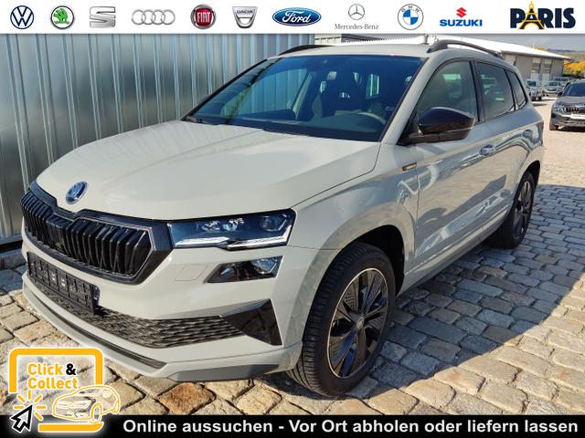 Skoda Karoq - Sportline 2,0 TDI 4x4 150 PS DSG Navi-4x Sitzheizung-Canton Sound-Anhängerkupplung-LED-Matrix-AppleCarPlay-Android-Auto-ACC-Kessy-2-Zonen-Klimaautomatik-18''Alu-Sofort