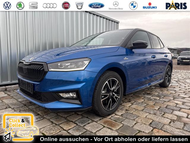 Skoda Fabia - Monte Carlo 1.0 TSI 116 PS 6 Gang-Smartlink-DAB-Bluetooth-Klimaautomatik-2xPDC-Kamera-SHZ-LED-Tempomat-16''Alu-Sofort