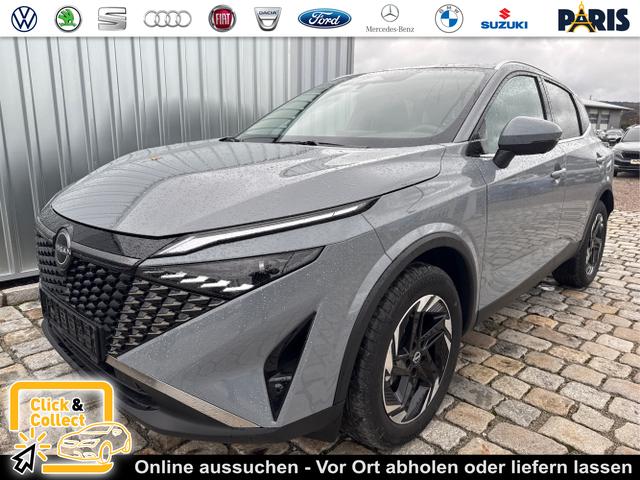 Nissan Qashqai - N-Connecta 1.3 DIG-T Mild Hybrid Automatik 158 PS AndroidAuto-AppleCarPlay-ProPilot-360°Parkkamera-LED-Winterpaket-Keyless-Fernlichtassist-2-Zonen-Klimaautomatik-18''Alu-Sofort