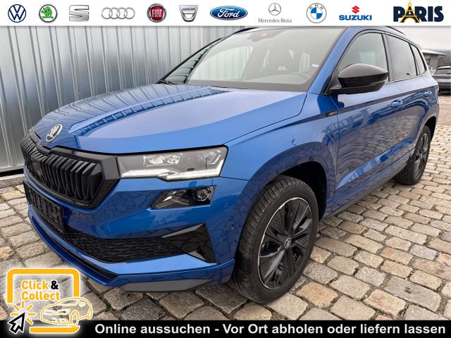 Skoda Karoq - Sportline 1,5 TSI 150 PS DSG Navi-4x Sitzheizung-Canton Sound-Anh&auml;ngerkupplung-LED-Matrix-AppleCarPlay-Android-Auto-ACC-Kessy-2-Zonen-Klimaautomatik-18''Alu-Sofort