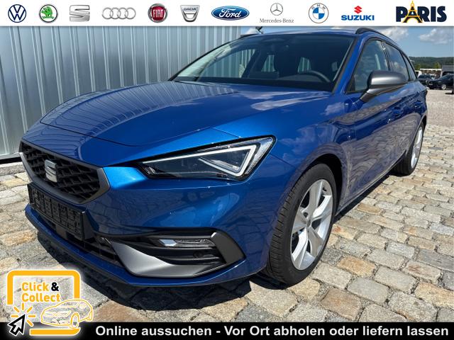 Seat Leon Sportstourer - FR 1.5 eTSI Mild-Hybrid 150PS 7DSG - 5 Jahre GARANTIE-Anh&auml;ngerkupplung-MATRIX LED-WINTER-SHZ-ACC-Klimaautomatik 3Zonen-beheiz.Lenkrad-NAVI-Ambiente-2xPDC-R&uuml;ckfahrkamera-ALU17"-DAB-elektr. Fensterheber-RDKS-Sunset-USB-Sofort
