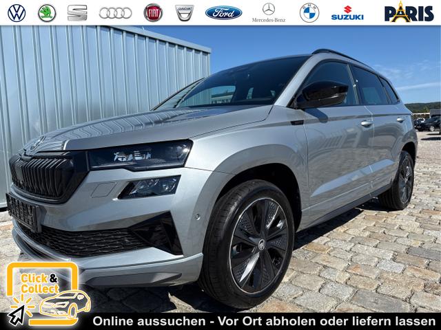 Skoda Karoq - Sportline 1,5 TSI 150 PS DSG -5 Jahre Garantie-Navi-4x Sitzheizung-Canton Sound-Anh&auml;ngerkupplung-LED-Matrix-AppleCarPlay-Android-Auto-ACC-Kessy-2-Zonen-Klimaautomatik-18''Alu-Sofort