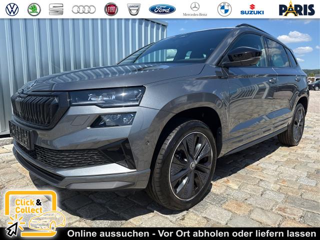 Skoda Karoq - Sportline 1,5 TSI 150 PS DSG -5 Jahre Garantie-Navi-4x Sitzheizung-Canton Sound-Anh&auml;ngerkupplung-LED-Matrix-AppleCarPlay-Android-Auto-ACC-Kessy-2-Zonen-Klimaautomatik-18''Alu-Sofort