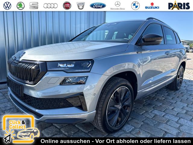 Skoda Karoq - Sportline 1,5 TSI 150 PS DSG -5 Jahre Garantie-Navi-4x Sitzheizung-Canton Sound-Anh&auml;ngerkupplung-LED-Matrix-AppleCarPlay-Android-Auto-ACC-Kessy-2-Zonen-Klimaautomatik-18''Alu-Sofort