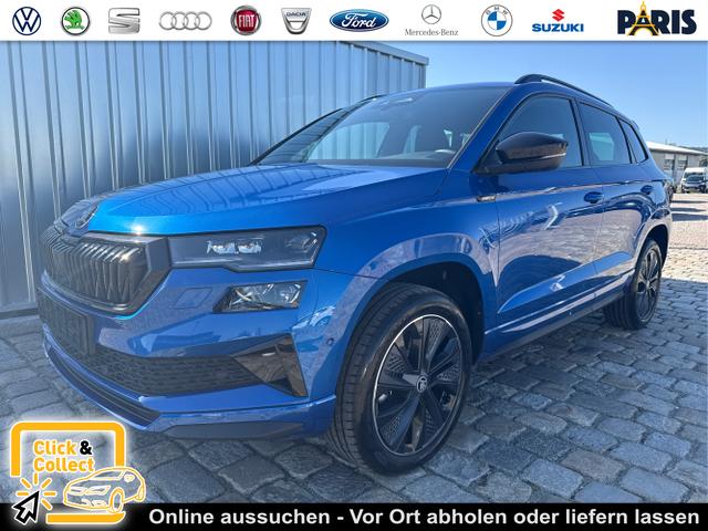 Skoda Karoq - Sportline 1,5 TSI 150 PS DSG -5 Jahre Garantie-Navi-4x Sitzheizung-Canton Sound-Anh&auml;ngerkupplung-LED-Matrix-AppleCarPlay-Android-Auto-ACC-Kessy-2-Zonen-Klimaautomatik-18''Alu-Sofort