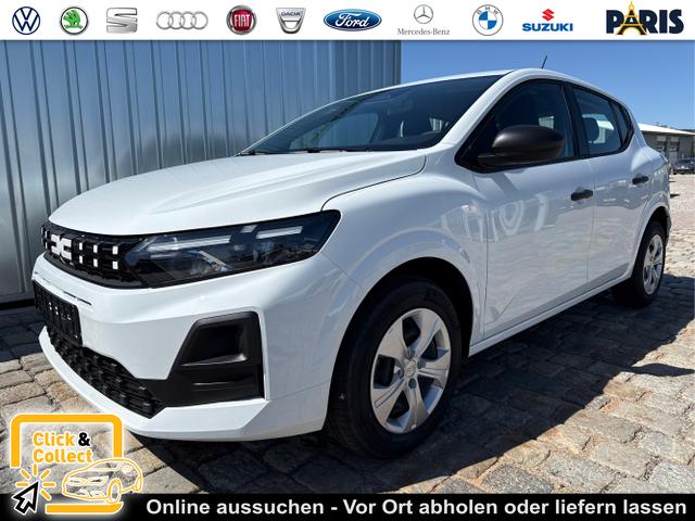 Dacia Sandero - Essential 1,0 100 TCe 74 kW/100 PS-6 Gang-MJ 2026-15&ldquo; Stahlfelgen-Garantie-PDC hinten-Lane Assist-LED-Tempomat-Klimaanlage-DAB-Bluetooth
