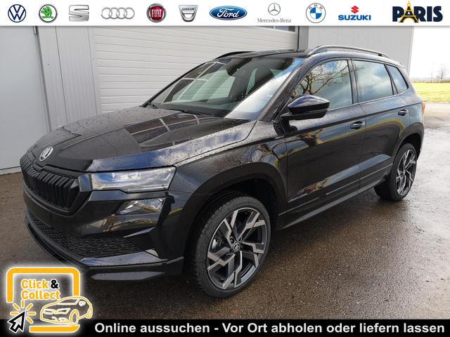 Skoda Karoq - Sportline 1.5TSI DSG AHK Matrix Leder 19 Zoll-Sofort