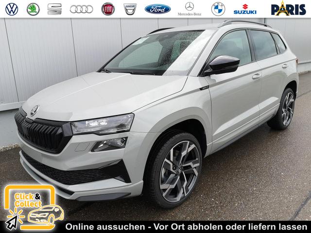Skoda Karoq - Sportline 1.5TSI DSG AHK Matrix Leder 19 Zoll-Sofort