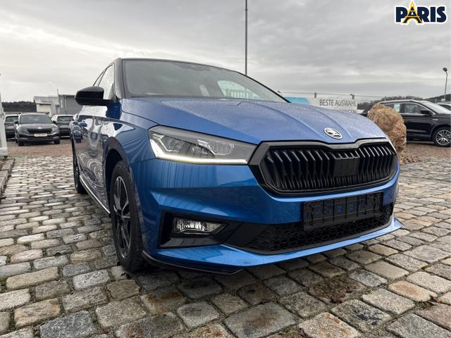 Skoda / Fabia / Blau / Monte Carlo / / , Beispielbilder, ggf. teilweise mit Sonderausstattung
