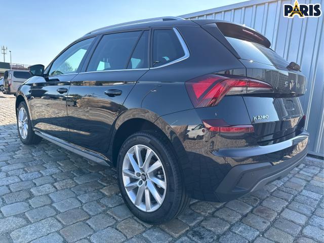 Skoda / Kamiq / Schwarz / / / 130 Jahre Premium Edition 1.5 TSI 150 PS DSG Anh&auml;ngerkupplung-AppleCarPlay-AndroidAuto-Winterpaket-Alcantara-DAB-Tempomat-Totwinkelassist-Kamera-SunSet-el.Heckklappe-17''Alu, Beispielbilder, ggf. teilweise mit Sonderausstattung