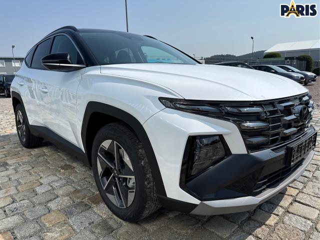 Hyundai / TUCSON / Wei&szlig; / / / GO 1.6 T-GDI 2WD 7DCT 150PS -NAVI-KLIMAAUTOM-ALU18-SHZ-WINTER-LED-PDC-KAMERA-KEYLESS GO, Beispielbilder, ggf. teilweise mit Sonderausstattung