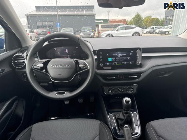 Skoda / Fabia / Blau / / / 130 Jahre 1.0 MPI 80 PS-Virtuelles Cockpit-AppleCarplay-Android-Auto-LED-Klima-Tempomat-R&uuml;ckfahrkamera-DAB-SHZ-15 Alu-sofort, Beispielbilder, ggf. teilweise mit Sonderausstattung