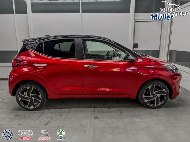 Hyundai i10 PREMIUM AUT SHZ SMART KEY KLIMAAUTOMATIK AMBIENTE ALU RFK PDC NAVI 