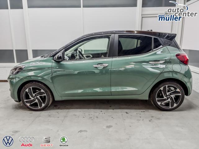 Hyundai i10 PREMIUM AUT SHZ SMART KEY KLIMAAUTOMATIK AMBIENTE ALU RFK PDC NAVI 