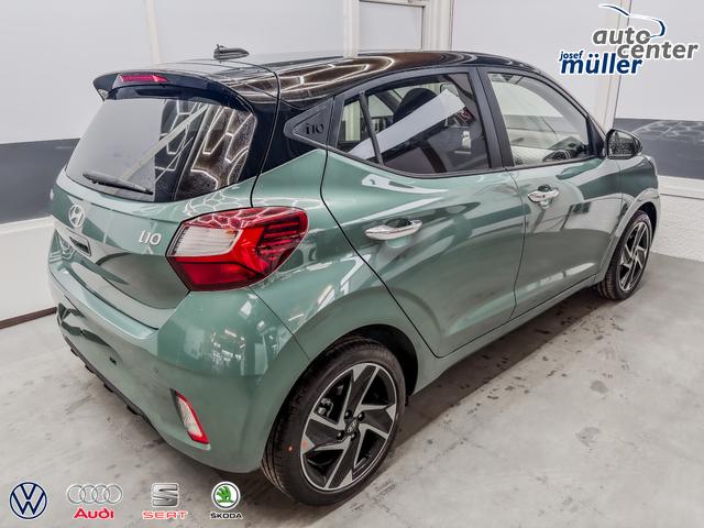 Hyundai i10 PREMIUM AUT SHZ SMART KEY KLIMAAUTOMATIK AMBIENTE ALU RFK PDC NAVI 