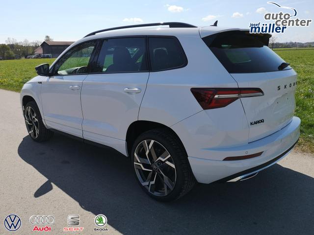 Skoda Karoq Sportline 2.0TDI DSG 4x4 AHK Matrix Pano Sound Leder 19 Zoll 
