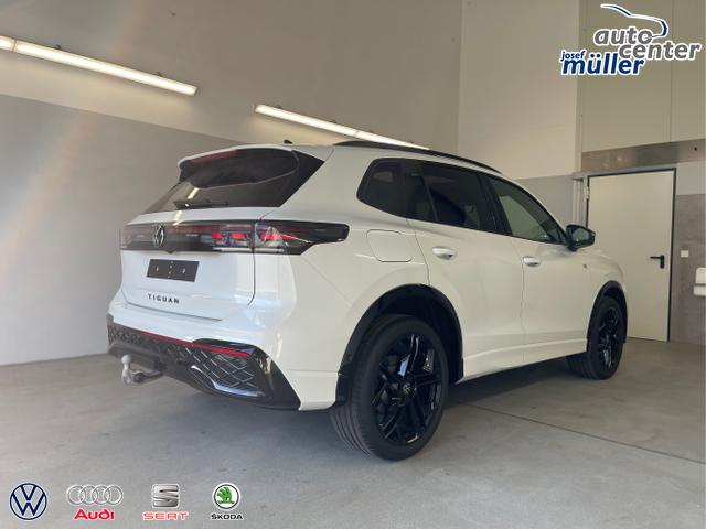 Volkswagen / Tiguan / Weiß / / / 193PS TDI 4M Black+AHK+Stdhz+360°+Leder+IQ.Light+Drive+HUD+Harman+Pano