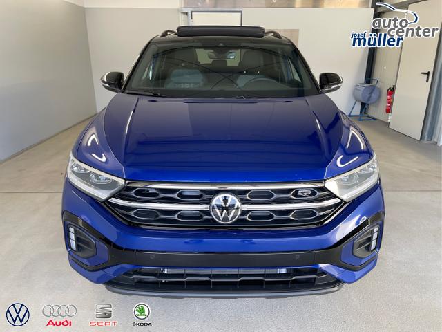 Volkswagen / T-Roc / Blau / / / 190PS 4M DSG Pano+AHK+Black+IQ.Light+IQ.Drive+eHeck+Kamera+Alu19