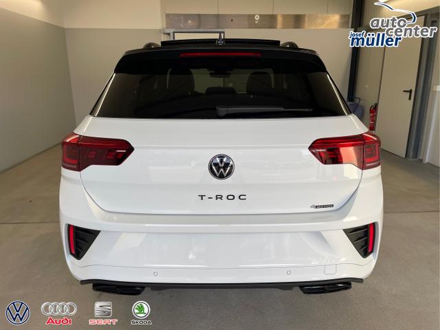Volkswagen / T-Roc / Wei&szlig; / / / 190PS 4M DSG Pano+AHK+Black+IQ.Light+IQ.Drive+eHeck+Kamera+Alu19