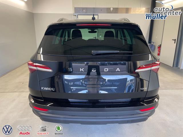 Skoda / Karoq / Schwarz / / / 150PS TDI DSG 4x4 AHK+Navi+ACC+Kamera+Sitzheiz+eHeck+GV5