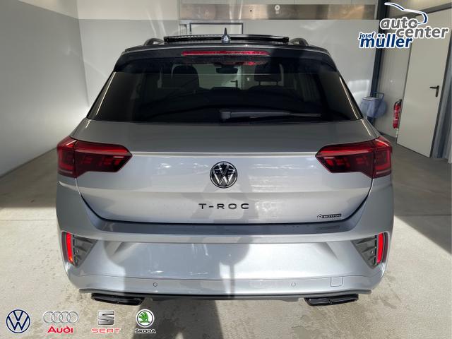 Volkswagen / T-Roc / [K2A2] Pyrit Silber Metallic / Dach Schwarz / / / 190PS 4M DSG Pano+AHK+Black+IQ.Light+IQ.Drive+eHeck+Kamera+Alu19