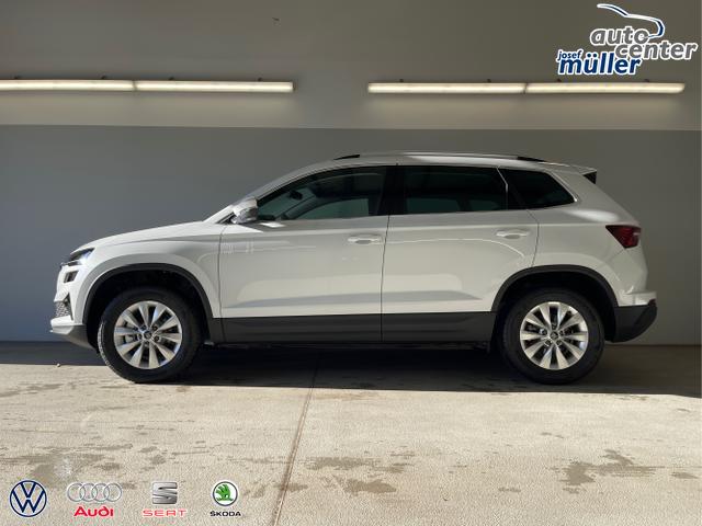 Skoda / Karoq / Wei&szlig; / / / 150PS TDI DSG 4x4 AHK+Navi+ACC+Kamera+Sitzheiz+eHeck+GV5