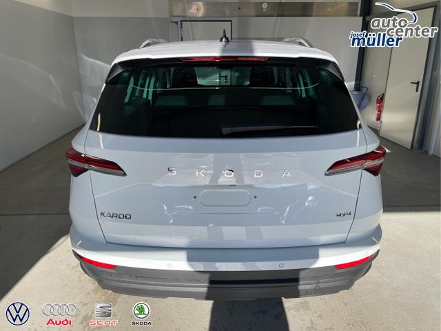 Skoda / Karoq / Wei&szlig; / / / 150PS TDI DSG 4x4 AHK+Navi+ACC+Kamera+Sitzheiz+eHeck+GV5