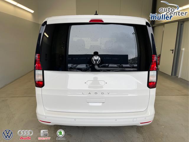 Volkswagen / Caddy / Weiß / / / 115PS AHK+Climatronic+App-Connect+Winter+GVL+PDC+Side u. Lane Assist