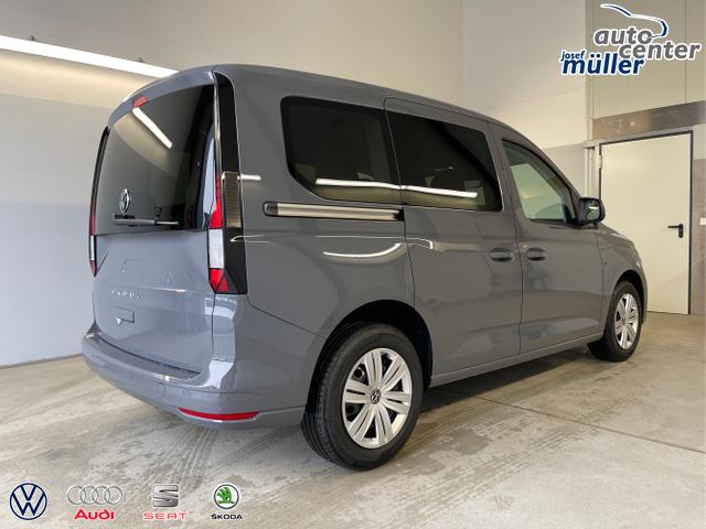 Volkswagen / Caddy / Grau / / / 115PS AHK+Climatronic+App-Connect+Winter+GVL+PDC+Side u. Lane Assist