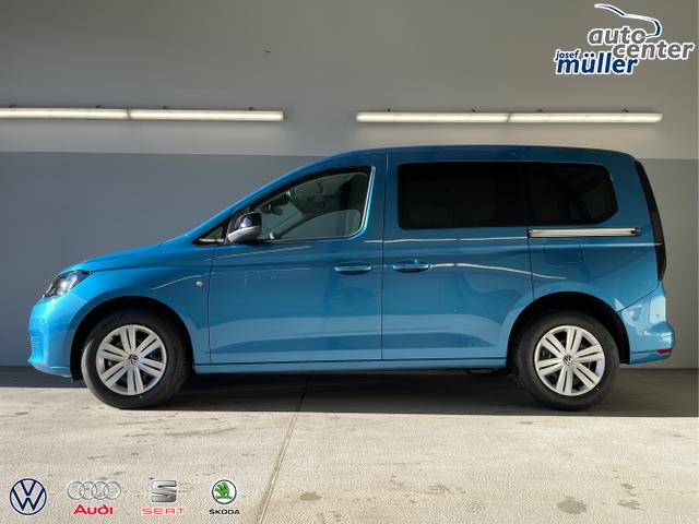 Volkswagen / Caddy / Blau / / / 115PS DSG AHK+Kamera+ACC+Parklenk+SHZ+Side Assist+App-Connect