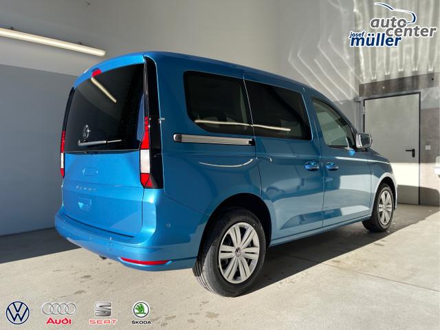 Volkswagen / Caddy / Blau / / / 115PS DSG AHK+Kamera+ACC+Parklenk+SHZ+Side Assist+App-Connect