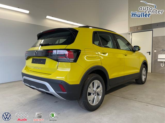 Volkswagen / T-Cross / Gelb / / / 95PS PDC vo+hi+Sitzheizung+App+Side+Travel+Stau+ACC+Klima