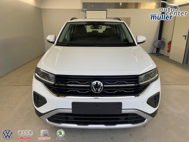 Volkswagen / T-Cross / Wei&szlig; / / / 95PS PDC vo+hi+Sitzheizung+App+Side+Travel+Stau+ACC+Klima