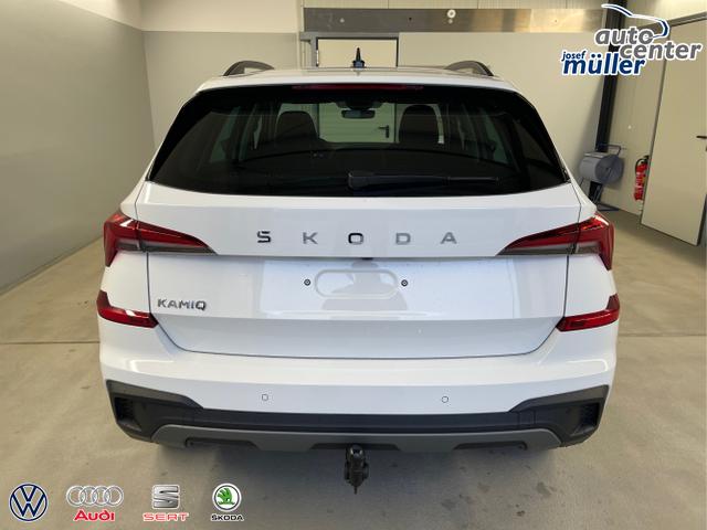 Skoda / KAMIQ / Weiß / / / 115PS DSG Matrix+AHK+Kamera+PDC vor+hi+Kessy+Sitzheizung+GVL