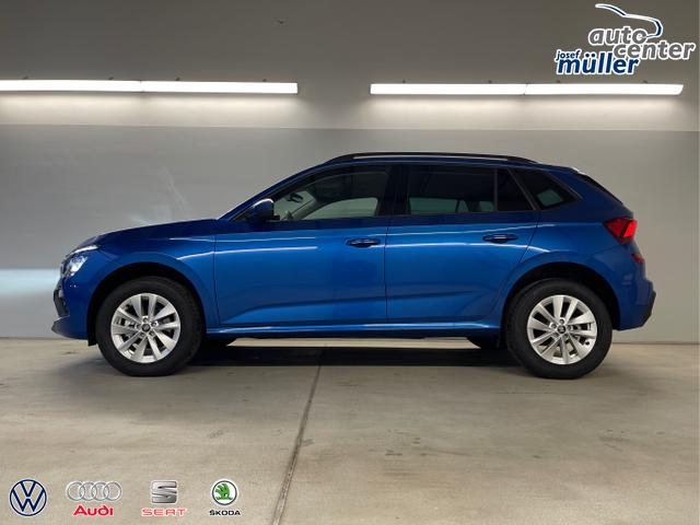 Skoda / KAMIQ / Blau / / / 115PS DSG Matrix+AHK+Kamera+PDC vor+hi+Kessy+Sitzheizung+GVL
