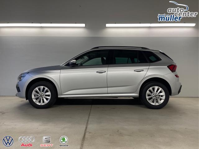 Skoda / KAMIQ / Silber / / / 115PS DSG Matrix+AHK+Kamera+PDC vor+hi+Kessy+Sitzheizung+GVL