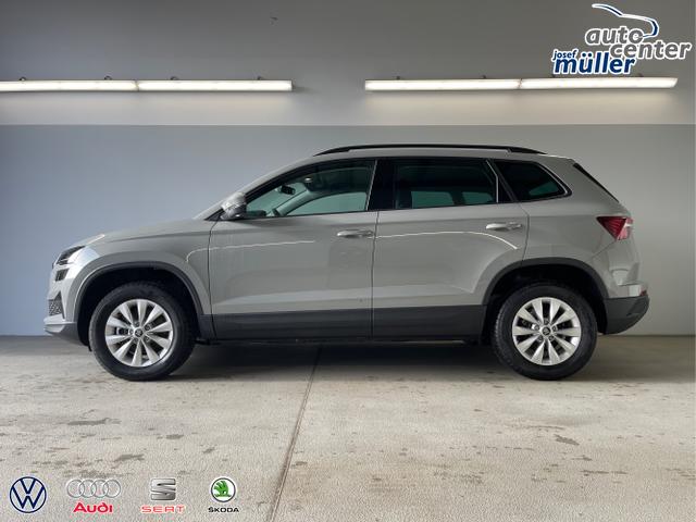 Skoda / Karoq / Grau / / / 150PS DSG AHK+Kamera+ACC+Kessy+Kamera+ParkPilot vo+hi+App