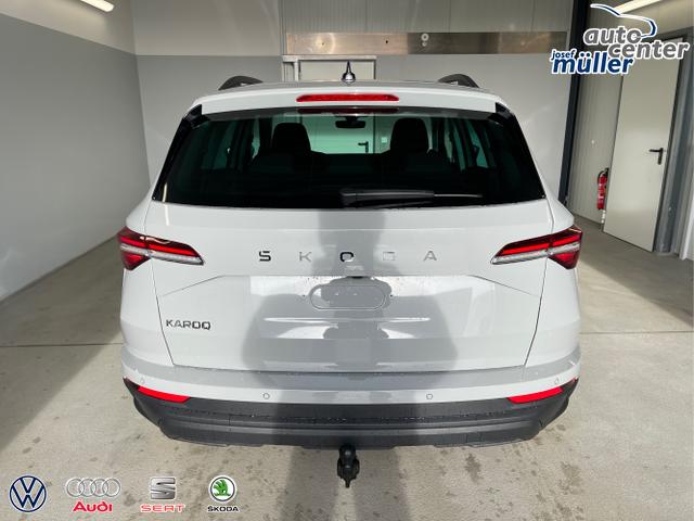 Skoda / Karoq / Grau / / / 150PS DSG AHK+Kamera+ACC+Kessy+Kamera+ParkPilot vo+hi+App