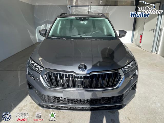 Skoda / Karoq / Grau / / / 150PS DSG AHK+Kamera+ACC+Kessy+Kamera+ParkPilot vo+hi+App